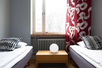 Фото номера Четырехместный номер с собственной ванной комнатой Хостелы Hostel Buisto г. Пори 3