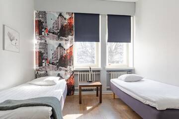Фото номера Двухместный номер с 2 отдельными кроватями Хостелы Hostel Buisto г. Пори 4