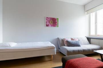 Фото номера Просторный двухместный номер с 2 отдельными кроватями Хостелы Hostel Buisto г. Пори 3