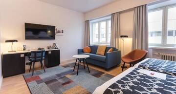 Фото номера Двухместный номер с 2 отдельными кроватями Отель Original Sokos Hotel Vaakuna Pori г. Пори 2