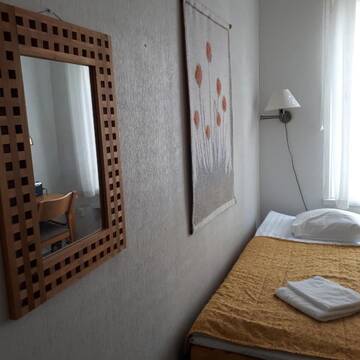 Фото номера Одноместный номер с общей ванной комнатой Хостелы Hostel River г. Пори 3